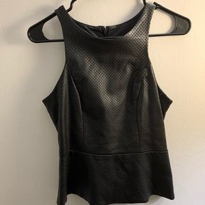 Express Faux Leather Tank